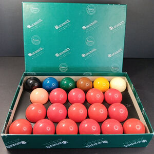 Aramith Premier 2 1/16th (52mm) Full Size Snooker Ball Set Made In Belgium